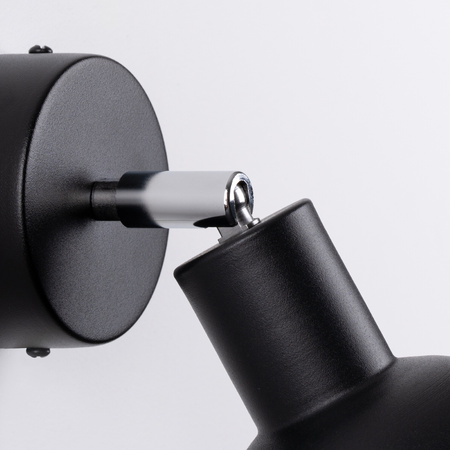 Nástěnné svítidlo ELBA E27 Reflector Movable Black Loft SOLLUX