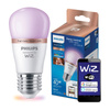 LED žárovka E27 P45 4,9W = 40W 2200-6500K + RGB SMART WiFi Philips WiZ