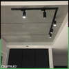 Sada osvětlovacích přípojnic 1m + 4x SAGI GU10 Black LUMILED reflektor na přípojnici