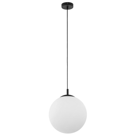 Závěsné stropní svítidlo MAXI se skleněným stínidlem černobílé klasické E27 3476 TK Lighting