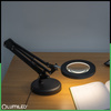 Stolní lampa LED 8W CCT Kreslící stolní lampa 3x zvětšovací sklo LUCA 2 Black LUMILED