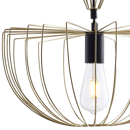 Závěsné stropní svítidlo Sanico Goldlux E27 Gold Jasmina