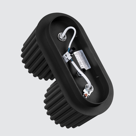 Povrchová montáž 2x GU10 hliníková černá Aura Deep Space SL.1785 Sollux