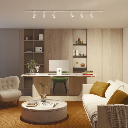 Sada závěsných světel pro autobusy 1m + 3x LED GU10 jednofázová bílá EasyLink Zilo Philips