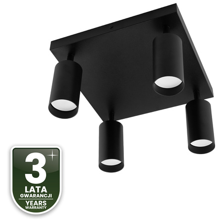 Stropní svítidlo Plafond SPOT TUBA Reflektor Halogenové svítidlo 4x GU10 TABULA LUMILED