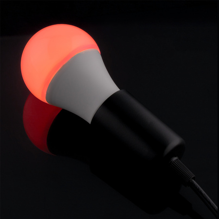 3x LED žárovka E27 A60 9W = 60W 806lm 6500K + RGB Multicolour 260° stmívatelná Pilot LUMILED