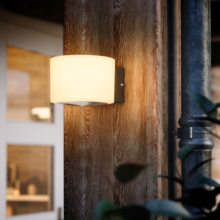 Zahradní nástěnná lampa Venkovní fasádní lampa LED 4,3 W 800 lm 2700 K IP44 nerezová ocel Otis Ultra Efficient Philips