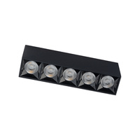 LED svítidlo pro povrchovou montáž 20W 1700lm 4000K Neutral SPOT TUBA Black MIDI LED 10058 Nowodvorski