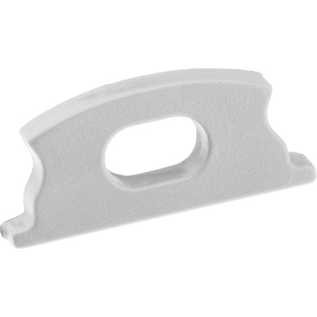 Povrchový Eloxovaný Hliníkový Profil pro LED KM24, Stříbrný 2m + Průhledná Krytka + Záslepky LUMILED