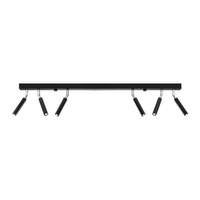 Svítidlo pro povrchovou montáž EYETECH 6 6xG9 Reflektor Pohyblivý pásek Moderní černá SOLLUX