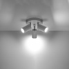 Stropní svítidlo RING 3xGU10 Reflektor Halogenové svítidlo Movable White SOLLUX