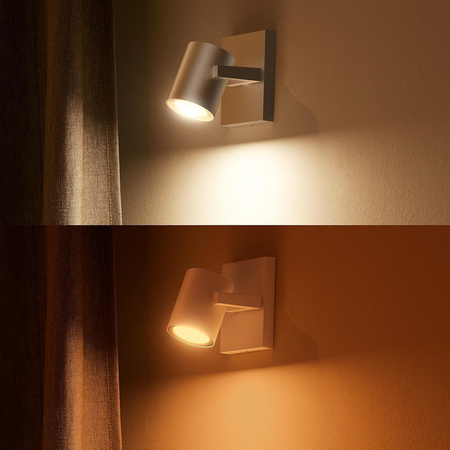 Bílá a barevná ambientní lampa Philips HUE Argenta 1x4,2W Bluetooth Zigbee