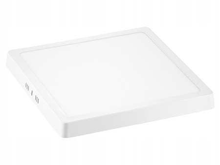 LED panelové stropní svítidlo 24W 1920lm 6500K studená povrchová montáž Square White Proma Masterled