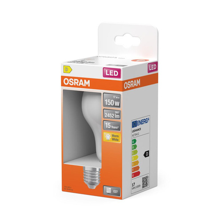 LED žárovka E27 A67 17W = 150W 2500lm 2700K Warm 360° Filament OSRAM Star Retrofit