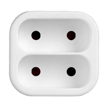 Síťový rozbočovač Double 2x Euro 2P Thief 2 zásuvky VAYOX