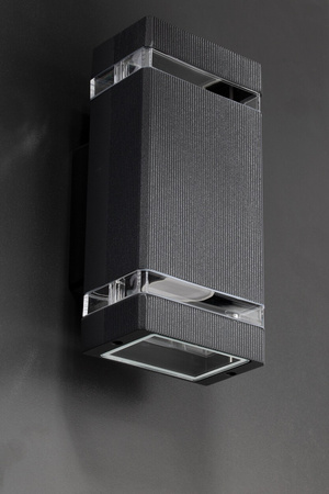 Zahradní nástěnná lampa nahoru a dolů, 2x GU10 IP54 VELA LUMILED