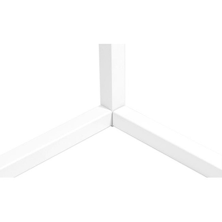 Rohová stojací stojací lampa bílá 20W RGB dálkový ovladač měnící barvu