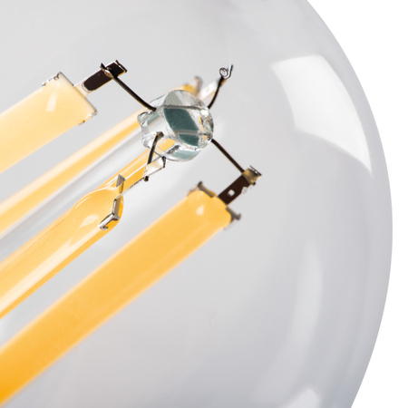 LED žárovka E27 Edison A60 11W = 100W 1521lm 4000K Neutral Clear XLEDIM Filament Kanlux