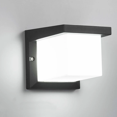 Zahradní nástěnná lampa E27, IP54 Černá TAURUS LUMILED