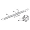 LED COB flexibilní pásek 10W/m 1000lm/m 12V 4000K neutrální CRI90 5m LCOB Kanlux