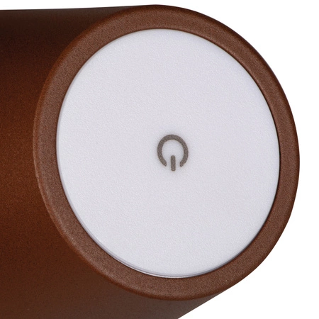 Stolní stolní lampa Školní kancelářská noční lampa Nastavitelná LED 1,2W 165lm 3000K Teplá hnědá IP54 dobíjecí Inita Kanlux