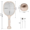 Insekticidní lampa Elektrická UV past Paleta 2v1 na mouchy komáry hmyz VAYOX
