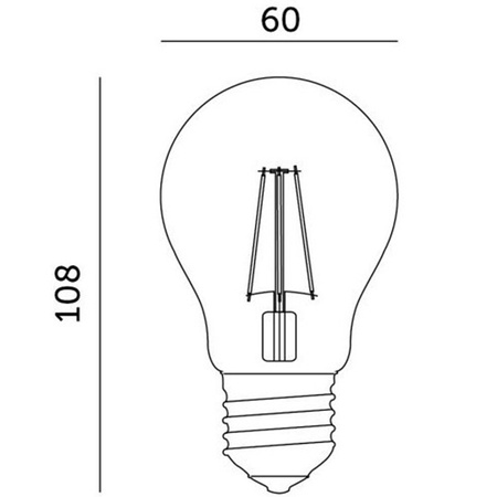 LED žárovka pro rostliny FGS 8W E27 250lm KOBI PLANTS