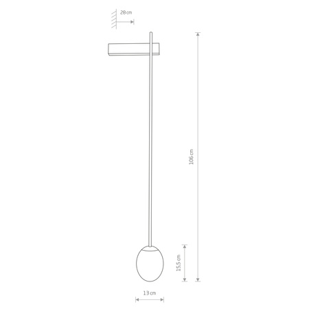 ICE EGG B 8125 Nowodvorski nástěnná lampa bílá a černá G9 IP44 nástěnná lampa moderní