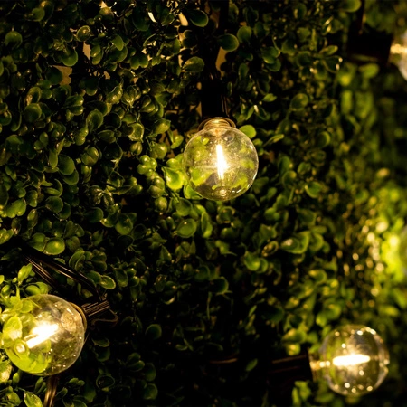 Venkovní řetěz 15.2m, 30x LED Ozdobné Kuličky 3000K + Dálkové ovládání DOLLIS LUMILED