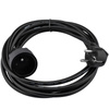 Napájecí prodlužovací kabel vidlice - zásuvka s uzemněním 3m 3x1.5mm 16A Černá ECOLIGHT