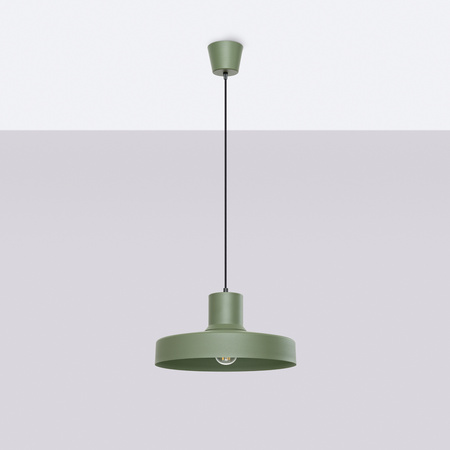 Stropní závěsné svítidlo E27 olivově zelené BILO Crimson SL.1705 Sollux