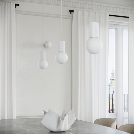 Stolní stolní lampa G9 Round White Modern Matte Halo Sollux