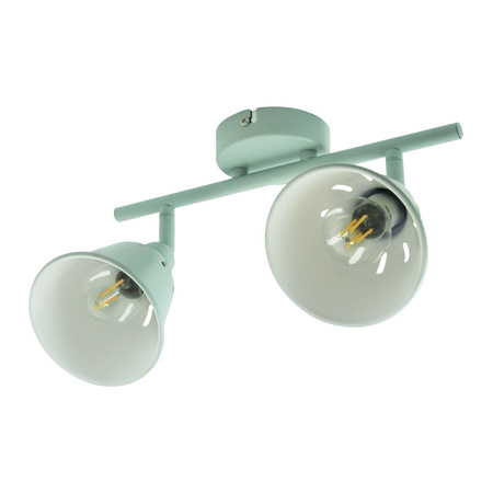 FIONA NÁSTĚNNÉ SVÍTIDLO. nástěnné svítidlo 2xE14 na strop MINT GOLDLUX (Polux)