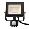 LED Reflektor snímač pohybu 20W, 1800lm 6500K IP44 Černá ZUNA2 LUMILED