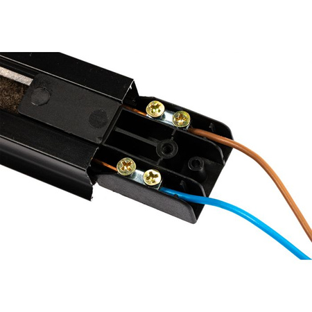 Sada osvětlovacích přípojnic 2m + 4x LED reflektor GU10 černá a zlatá lampa