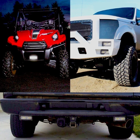 Pracovní svítilna 120W LED halogenový světlomet 40 diod 10-30V DC Off-road IP67