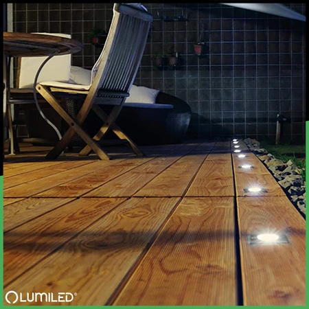 Venkovní osvětlení GU10, IP65 IK09 Čtvercová CATIO 2 LUMILED