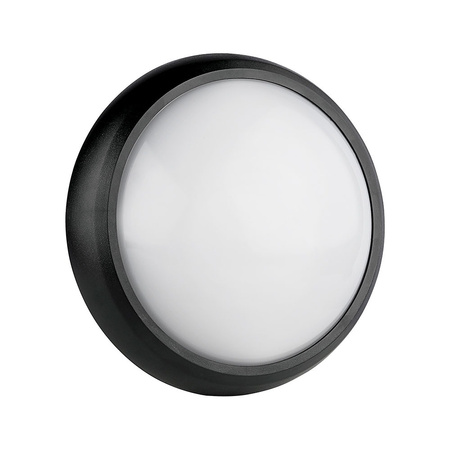 Plafond LED stropní svítidlo 8W 6400K 560lm IP54 kulaté černé VT-8014 V-TAC