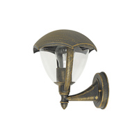 Zahradní lampa LED nástěnná lampa MIAMI E27 IP44 Lucerna pro Top Antique Gold RABALUX