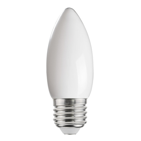 LED žárovka E27 C35 6W = 60W 810lm 4000K neutrální bílá XLED Filament Kanlux