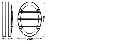 LED E27 IP65 IK06 šedá Endura Ledvance venkovní zahradní světlo