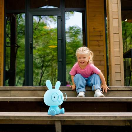 Dekorativní LED KING 2,5W teplá bílá modré dětské noční světlo GOLDLUX (Polux) + kabel USB-C