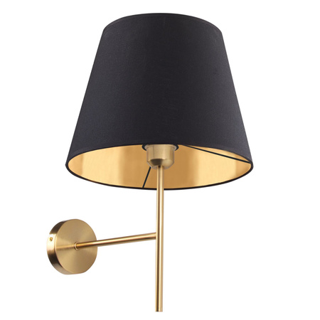 Nástěnné svítidlo Venkovní fasádní svítidlo E27 Black Gold ELENA Sanico Goldlux