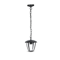 E27 Závěsná zahradní lampa na řetízku Černá VT-735 V-TAC