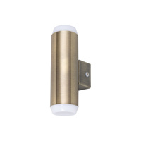 Zahradní lampa LED nástěnná lampa CATANIA 2x4W 3000K IP44 Up-Bottom Tube Champagne RABALUX