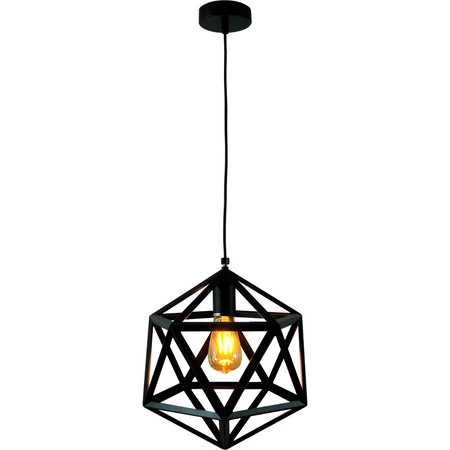 GEOMETRIC IL MIO DENMARK 1xE27 černá stropní lampa - GOLDLUX (Polux)