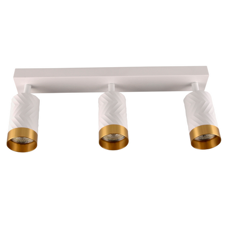 LED stropní/stěnové svítidlo 3 x GU10 ARRAS White GOLDLUX (Polux)
