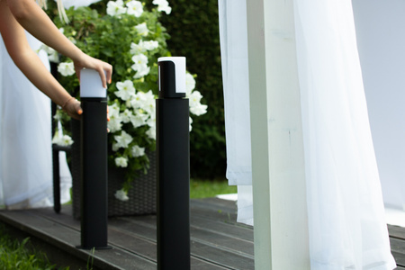 LED zahradní lampa stojací POST 60cm zemní svítidlo 7.5W Veroni