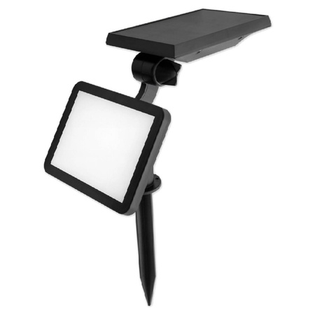 Solární LED reflektor WIRED Reflector 3W 5500-6000K Cold IP54 Black Masterled Sensor