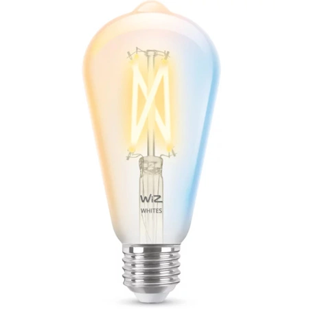 LED žárovka E27 Edison ST64 7W = 60W 806lm 2700-6500K TW FILAMENT Smart SMART WiFi Bluetooth App WiZ
